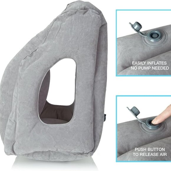 Inflatable Travel Pillow - BRAND NEW - Picture 2 of 7